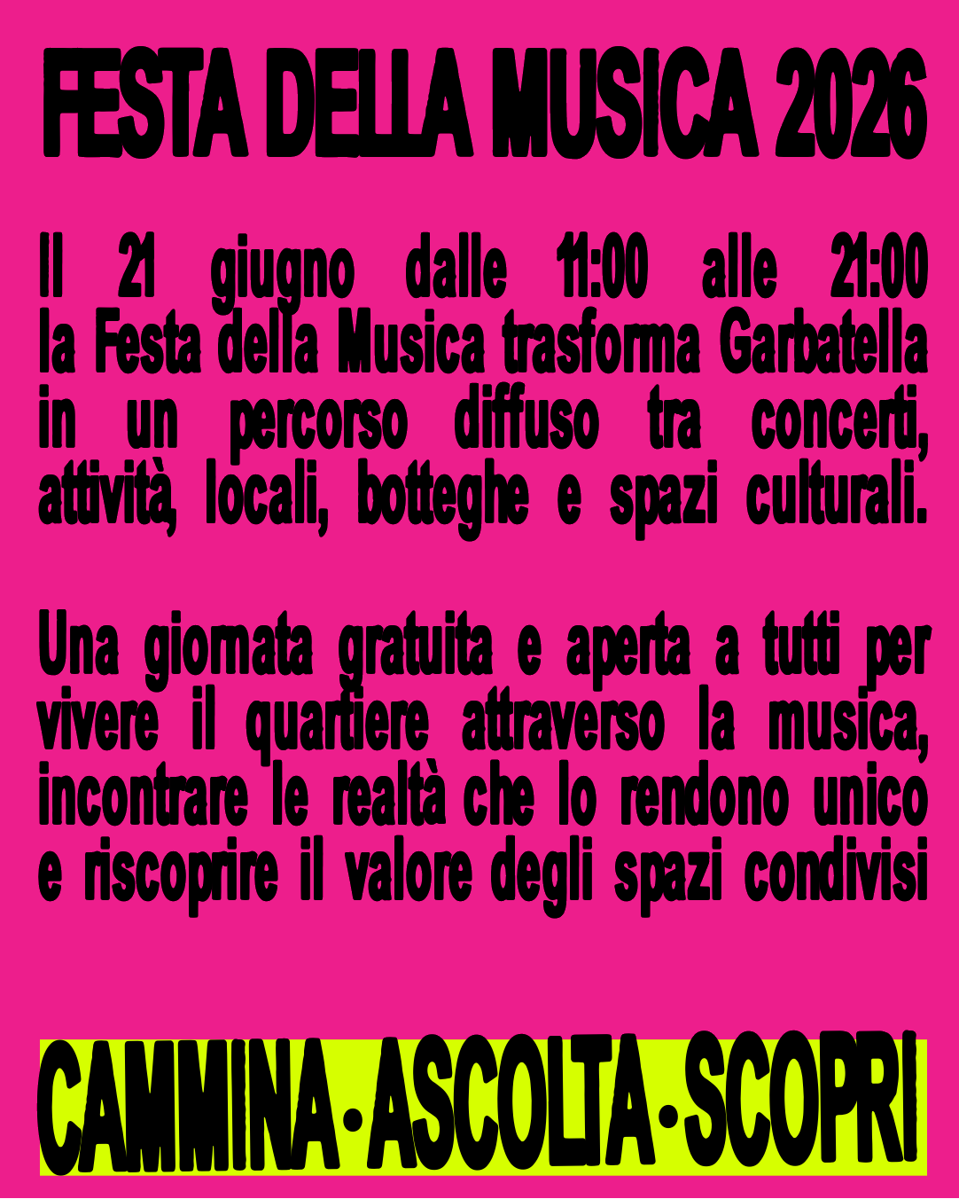 Festa della Musica di Garbatella 2026 - pagina 2